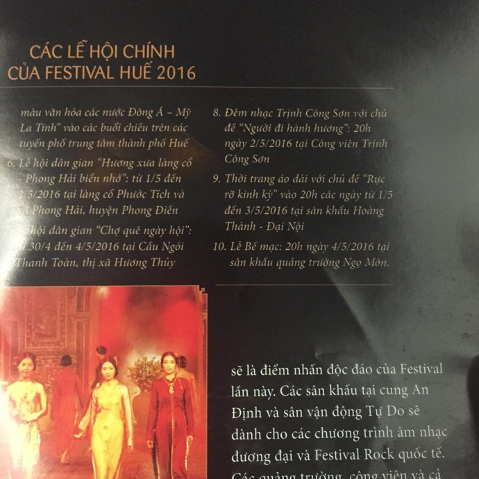 Festival Hue bi to vi pham ban quyen