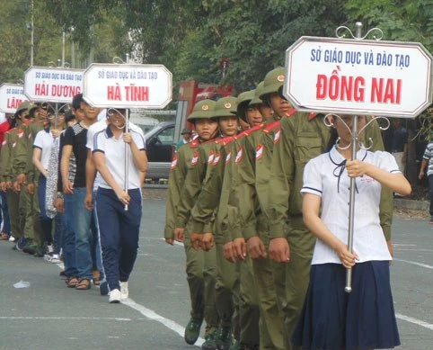 Ban hành điều lệ hội thao GDQP-AN học sinh THPT toàn quốc 2017