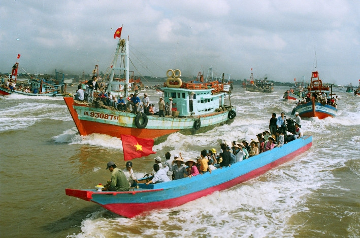 Nghi lễ rước Nghinh Ông của Lễ hội Nghinh Ông Nam Hải.