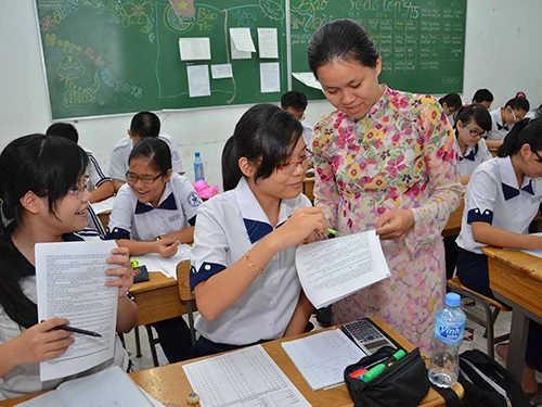 Môn Văn: Tỷ lệ điểm phần phần viết nhiều hơn đọc hiểu