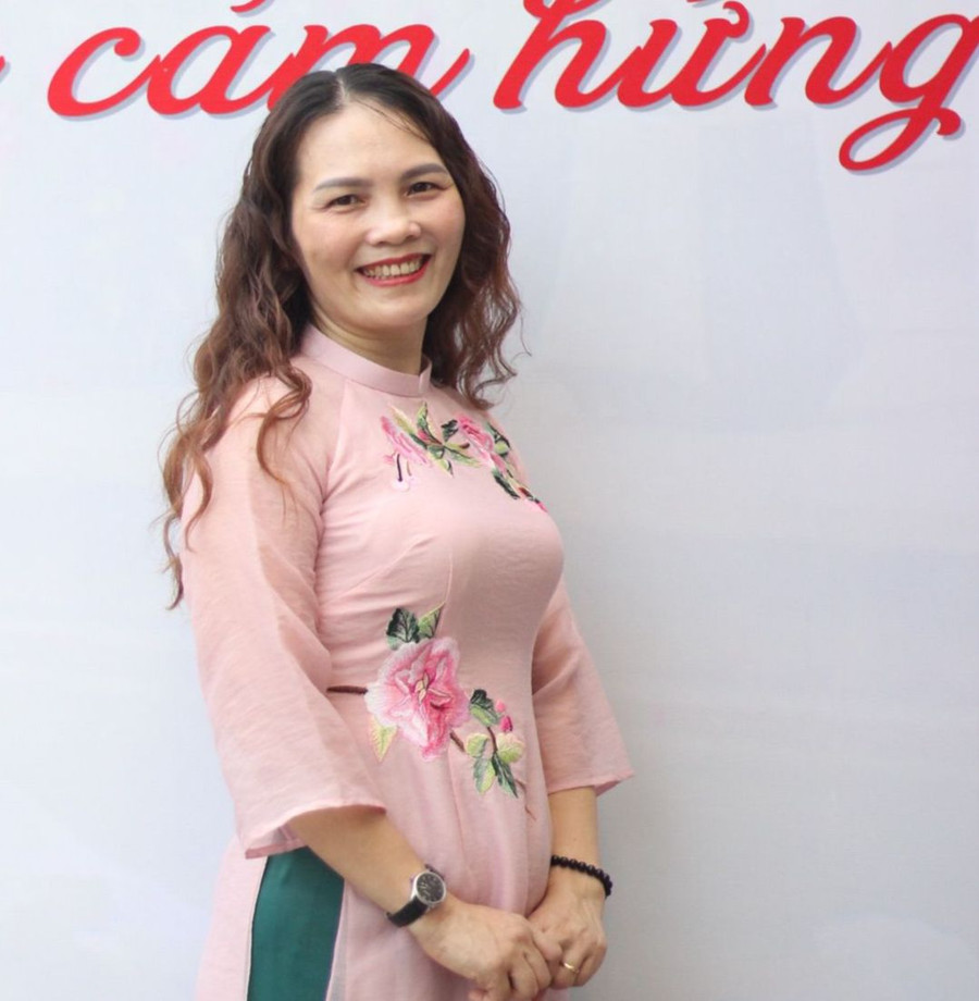 Cô Phạm Thị Liên - Tổ trưởng bộ môn Tiếng Anh, Trường THPT Vị Xuyên (Hà Giang). Ảnh: TG