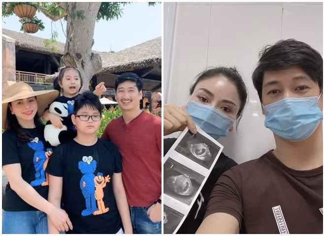 Vợ chồng diễn viên Ngọc Quỳnh chia sẻ niềm hạnh phúc chào đón thành viên mới.