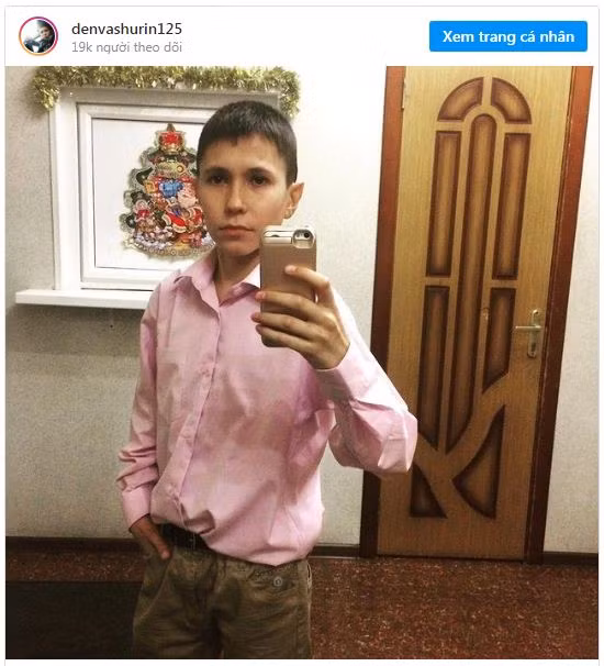 Ngoại hình trẻ trung của Denis Vashurin.