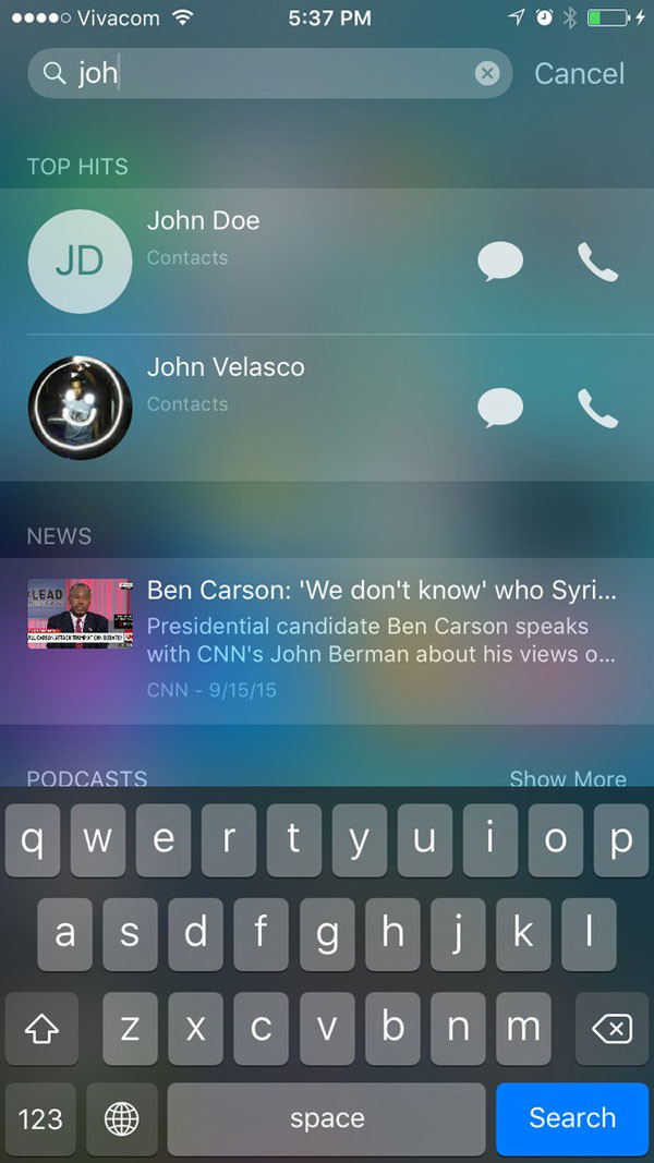 Mẹo nhỏ cực hay giúp bạn sử dụng iOS 9