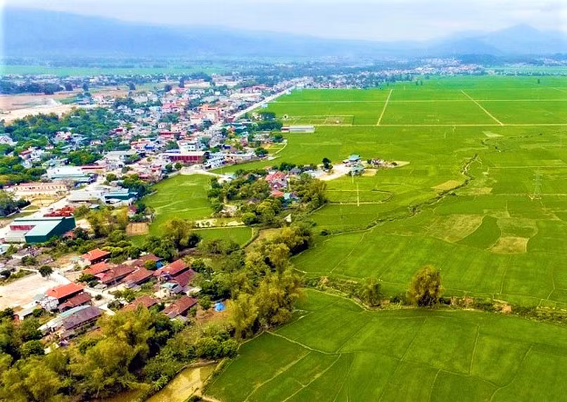 Khu vực Trại tập trung Noong Nhai xưa, xã Thanh Xương ngày nay đã “thay da đổi thịt”. (Ảnh: Hà Quân)
