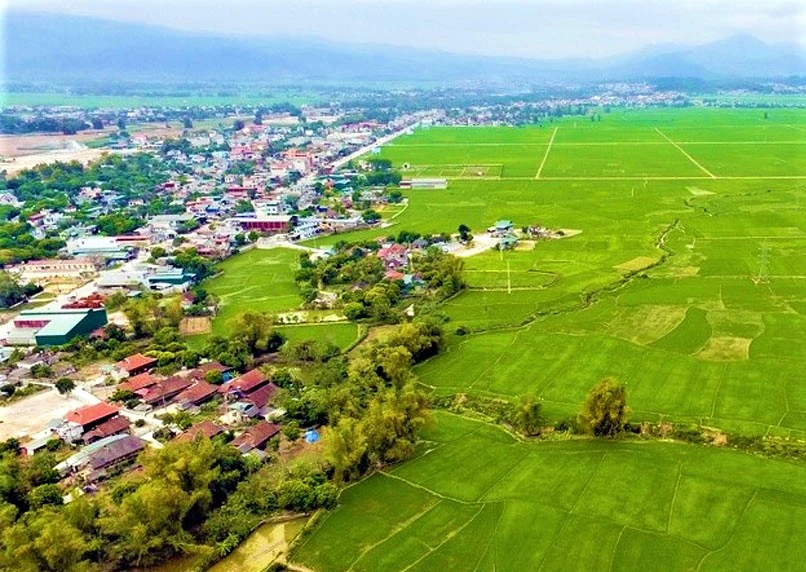 Khu vực Trại tập trung Noong Nhai xưa, xã Thanh Xương ngày nay đã “thay da đổi thịt”. (Ảnh: Hà Quân)