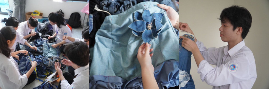 Sau 2 tháng chăm chút, bộ sưu tập mang tên “Mùi” đã được hoàn thành. Sau 2 tháng chăm chút, bộ sưu tập mang tên “Mùi” đã được hoàn thành.