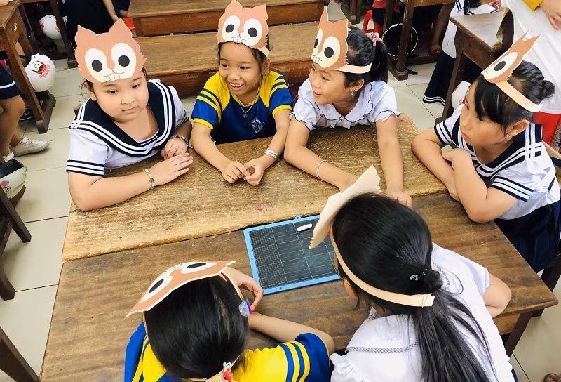 HS Trường Tiểu học Võ Thị Sáu, quận Hải Châu, TP Đà Nẵng. 