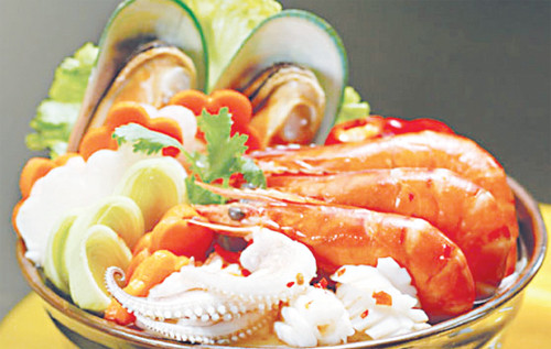 Kẽm có nhiều ở các loại hải sản giúp vết thương mau lành, chống nhiễm khuẩn. Mô tả ảnh.