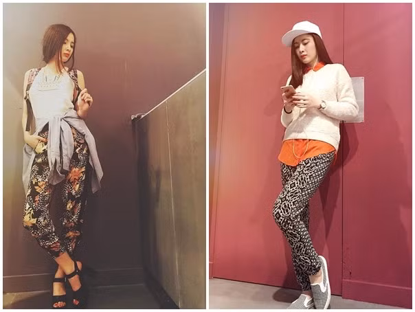 Mỹ nhân Việt hâm nóng mốt quần họa tiết khoe chân thon