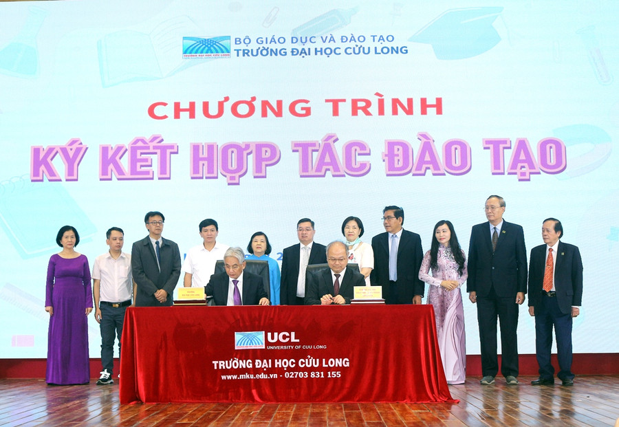 Trường ĐH Cửu Long ký kết hợp tác với Trường ĐH Khoa học và Công nghệ Long Hoa, Đài Loan. Trường ĐH Cửu Long ký kết hợp tác với Trường ĐH Khoa học và Công nghệ Long Hoa, Đài Loan.