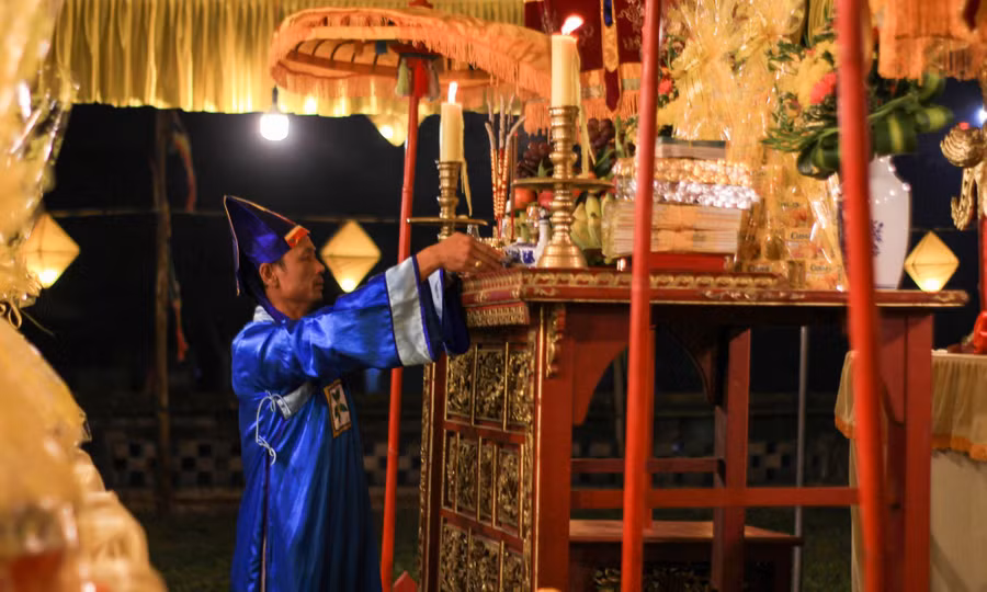 Lễ tế đàn Xã Tắc tại đàn tế Xã Tắc, phường Thuận Hòa, TP Huế.