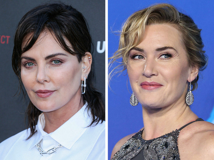 Charlize Theron và Kate Winslet - sinh năm 1975.