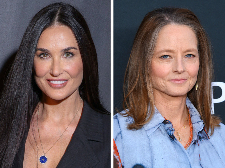 Demi Moore và Jodie Foster - sinh năm 1962.