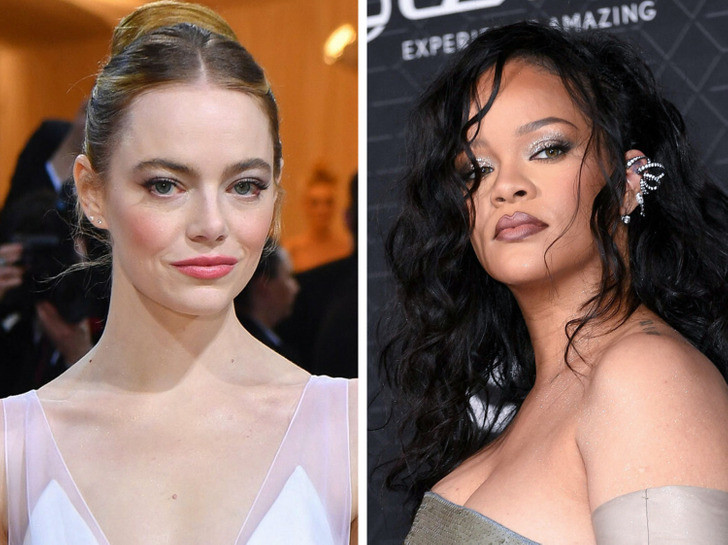 Emma Stone và Rihanna - sinh năm 1988.