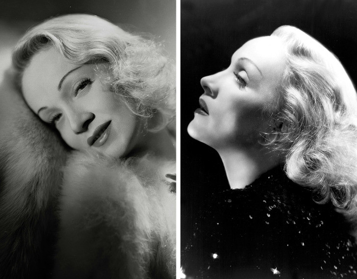 Marlene Dietrich.