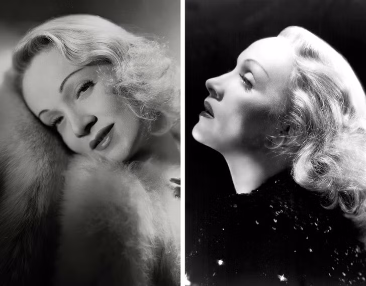 Marlene Dietrich.