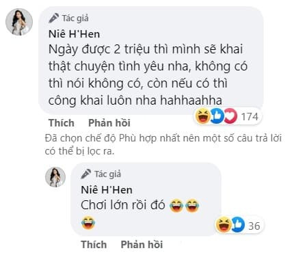 H'Hen Niê 'chơi lớn' khi tuyên bố sẽ công khai chuyện tình cảm với một điều kiện đặc biệt. H'Hen Niê 'chơi lớn' khi tuyên bố sẽ công khai chuyện tình cảm với một điều kiện đặc biệt.