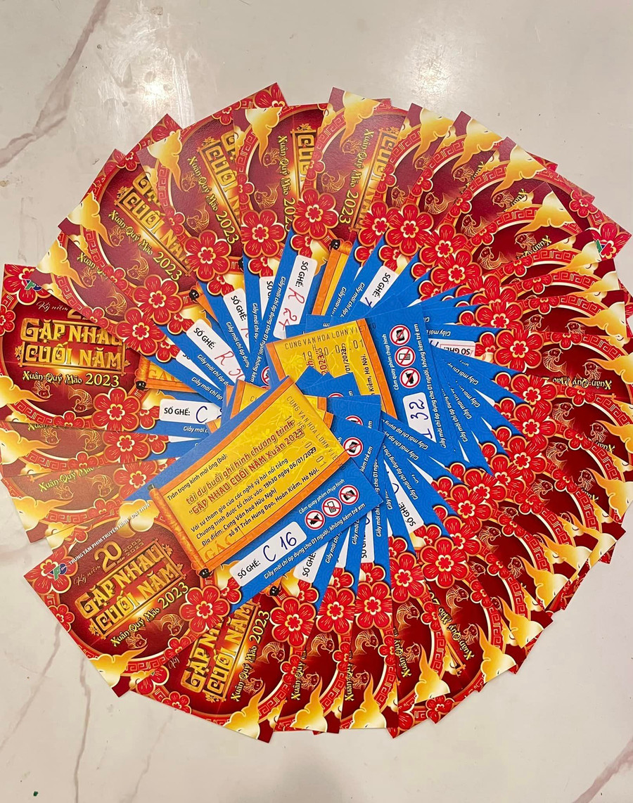 Vé xem chương trình Táo Quân. Vé xem chương trình Táo Quân.