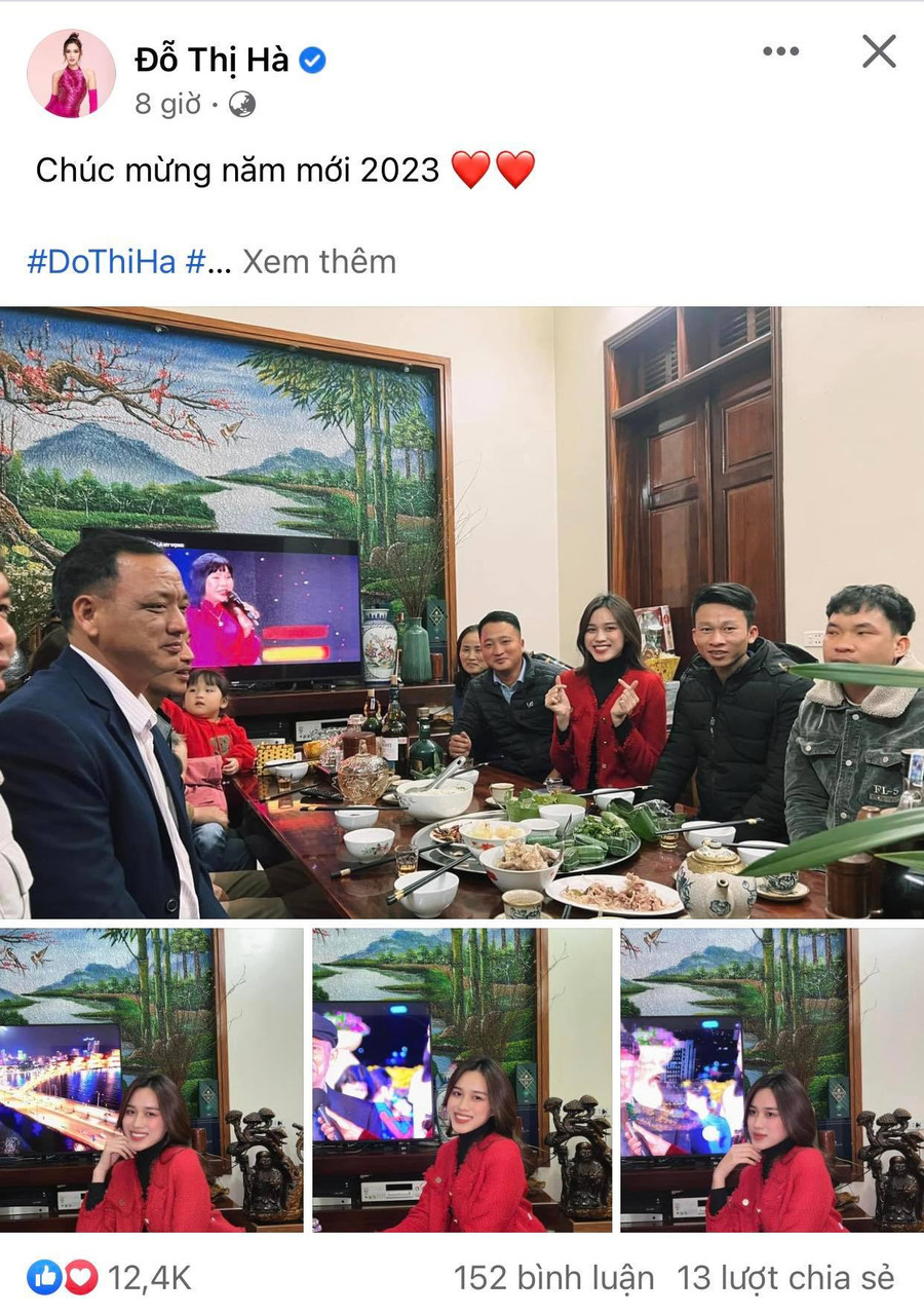 Hoa hậu Đỗ Thị Hà gửi lời chúc mừng năm mới 2023. Hoa hậu Đỗ Thị Hà gửi lời chúc mừng năm mới 2023.