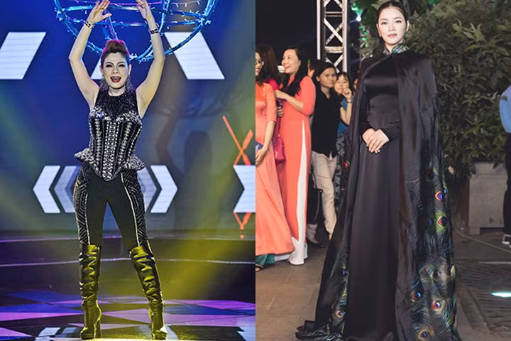 Lý Nhã Kỳ mặc đồ nhăn nhúm, Thanh Thảo lộ chân ngắn