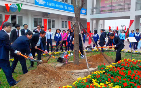 Ngành Giáo dục Hà Nội phát động Tết trồng cây