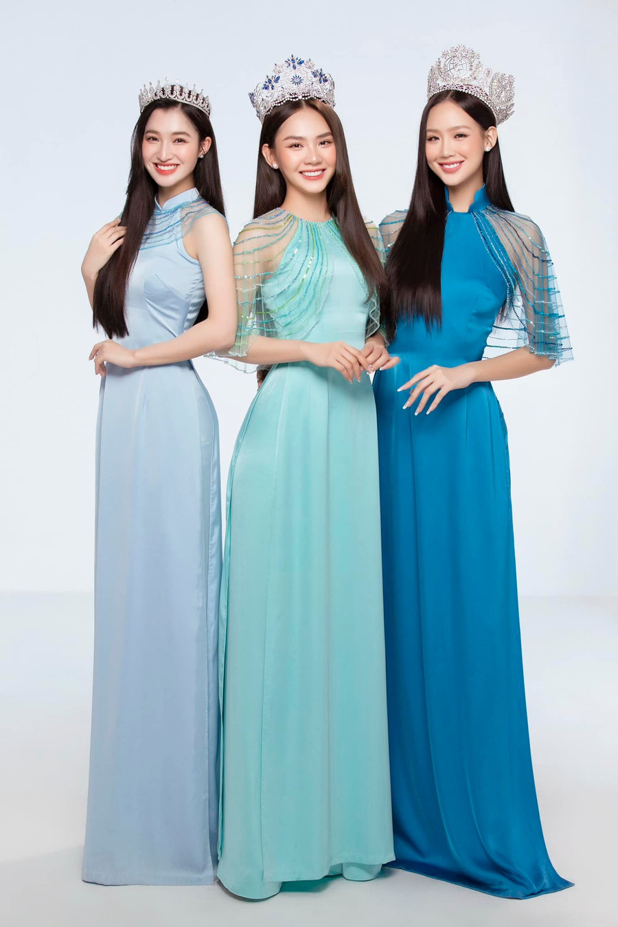 Top 3 Miss World Vietnam 2022.