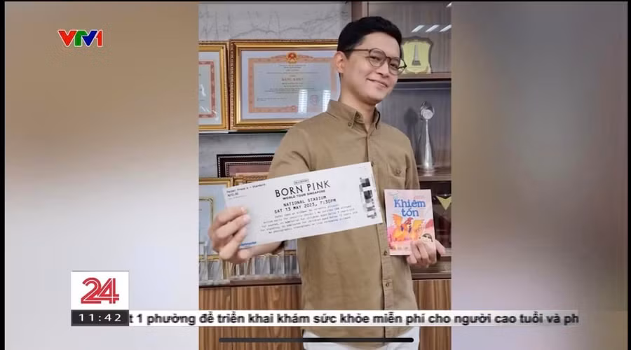 Trào lưu "Flex đến hơi thở cuối cùng" xuất hiện trên bản tin của VTV.