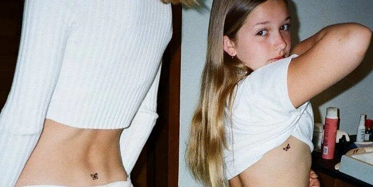 Con gái David Beckham sở hữu hình xăm giả ở tuổi 12. Con gái David Beckham sở hữu hình xăm giả ở tuổi 12.