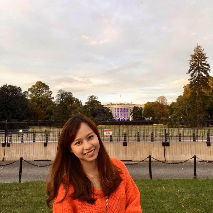 Vũ Anh Phương trong những ngày học tập tại Mỹ