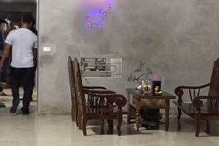 Ngôi nhà nơi xảy ra vụ nổ lớn ở Nam Định khiến 4 người thương vong. Ảnh: Infonet