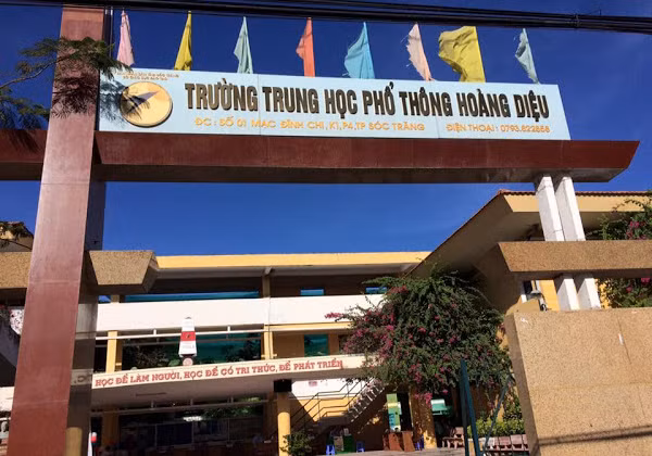 Trường THPT Hoàng Diệu (Sóc Trăng). Ảnh: Hai Luu