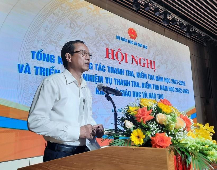 Thứ trưởng Bộ GD&ĐT Phạm Ngọc Thưởng phát biểu khai mạc tại Hội nghị tổng kết công tác thanh tra, kiểm tra khối các sở GD&ĐT. Thứ trưởng Bộ GD&ĐT Phạm Ngọc Thưởng phát biểu khai mạc tại Hội nghị tổng kết công tác thanh tra, kiểm tra khối các sở GD&ĐT.