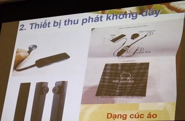 Thiết bị thu phát tín hiệu camera siêu nhỏ như hạt đậu, cúc áo.