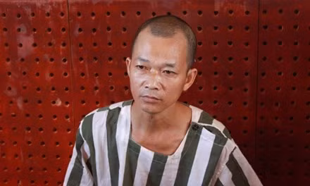 Nguyễn Văn Cường tại cơ quan điều tra.