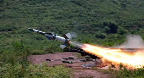 Trung đoàn 213 bám sát, ấn nút phóng khi mục tiêu ở cự ly 14,2km và mục tiêu bị tiêu diệt ở cự ly 13,6km. Ảnh: vov.vn