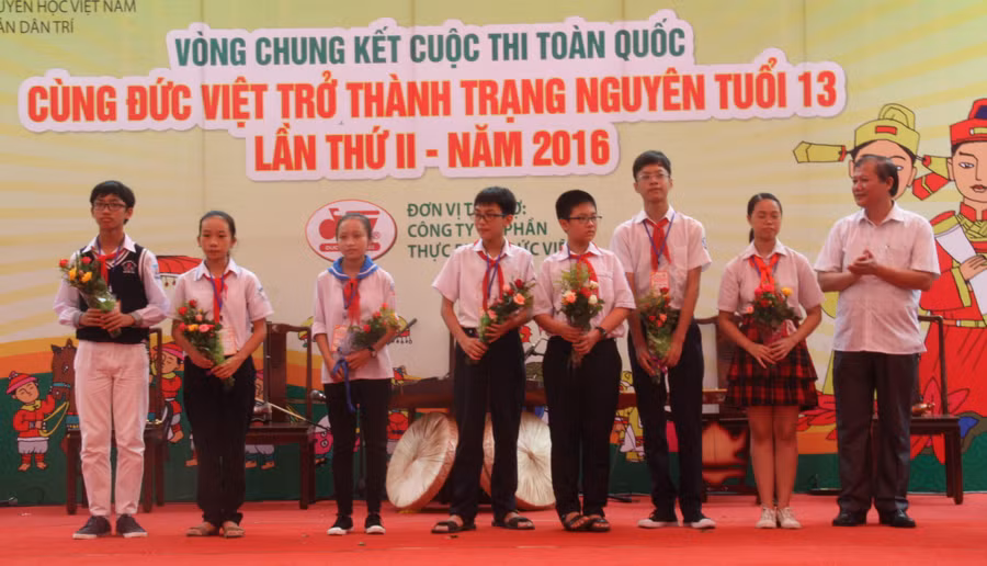 7 gương mặt xuất sắc nhất tại chung kết toàn quốc “Cùng Đức Việt trở thành Trạng Nguyên tuổi 13”
