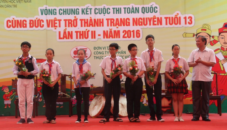 7 gương mặt xuất sắc nhất tại chung kết toàn quốc “Cùng Đức Việt trở thành Trạng Nguyên tuổi 13”