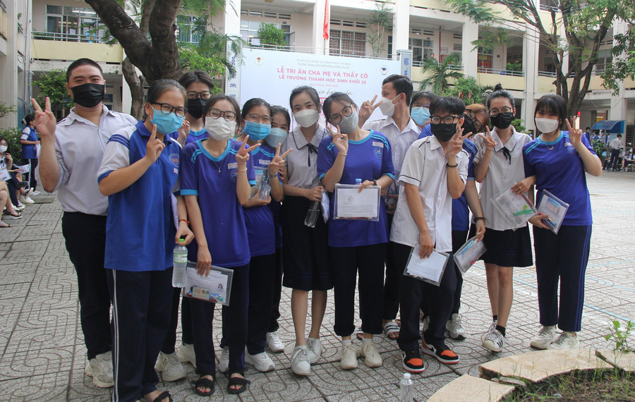 Thí sinh tham gia Kỳ thi tốt nghiệp THPT năm 2022.