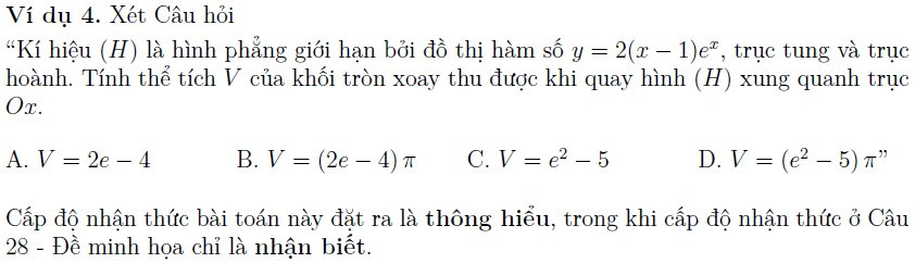 Lưu ý khi ra đề trắc nghiệm và ôn tập Toán thi THPT quốc gia ảnh 6 Lưu ý khi ra đề trắc nghiệm và ôn tập Toán thi THPT quốc gia ảnh 6