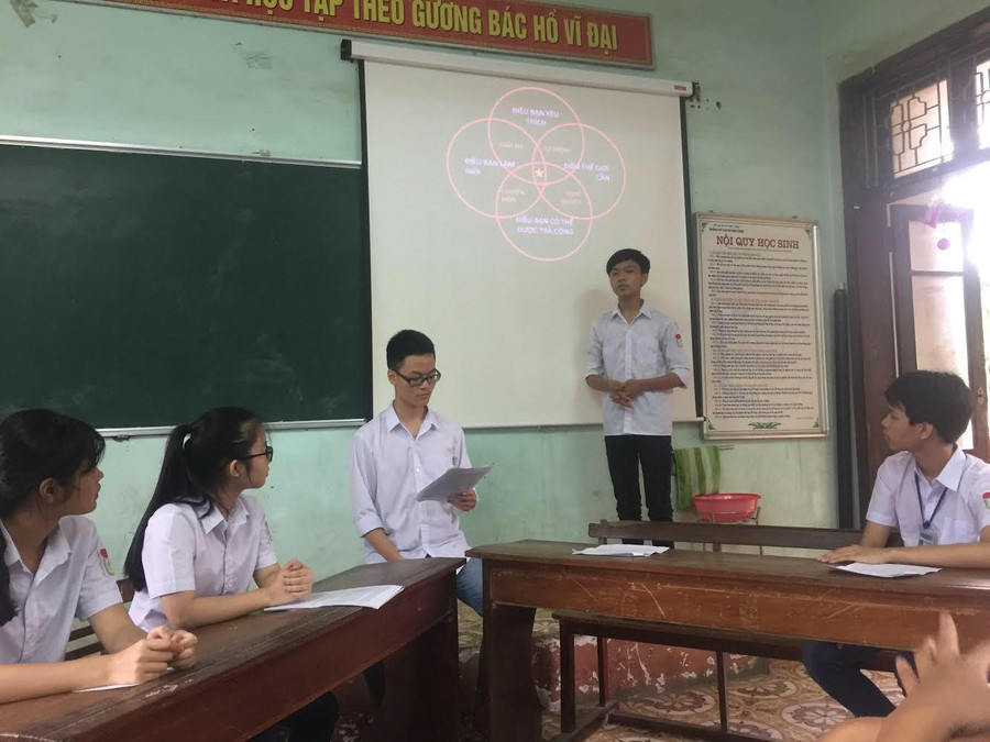 Một giờ học của học sinh Trường THPT chuyên Hùng Vương Một giờ học của học sinh Trường THPT chuyên Hùng Vương