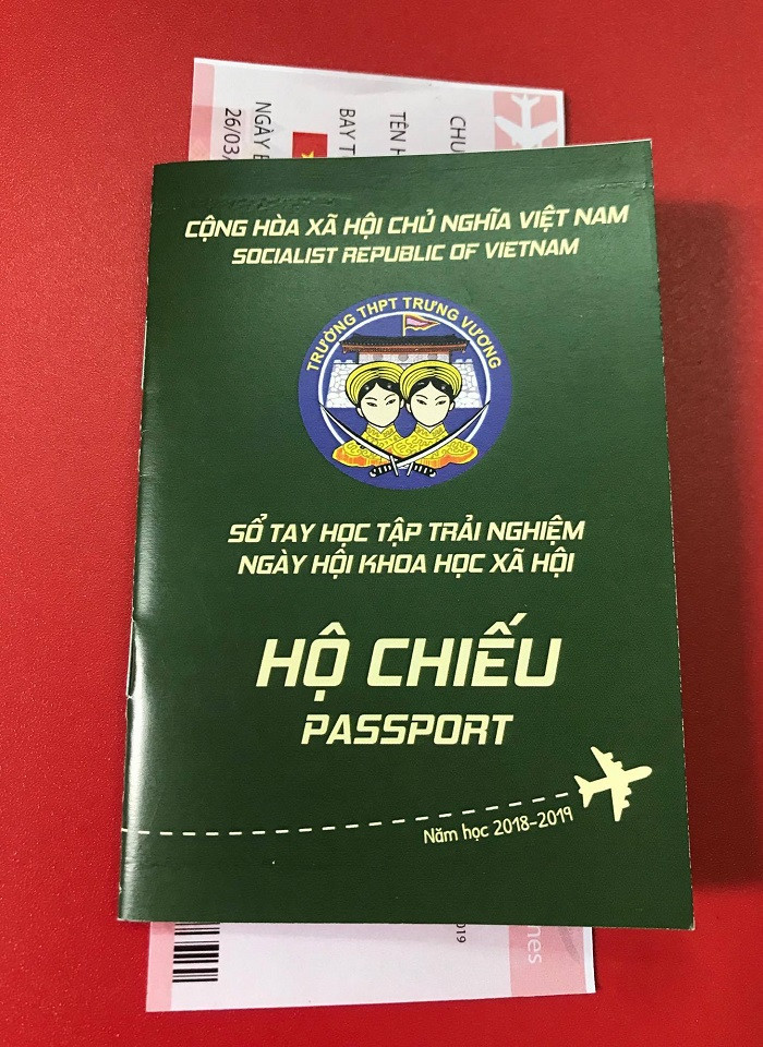 "Tấm hộ chiếu" của ngày hội. Ảnh Thảo Nguyên