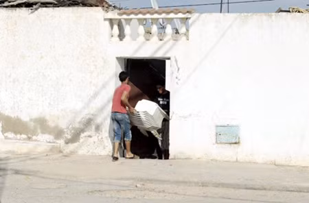 Ngôi nhà của Saif Rezgui tại quê nhà Gaafour.