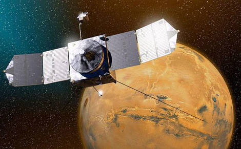 Tàu Mangalyaan bay vào quỹ đạo sao Hỏa. Tàu Mangalyaan bay vào quỹ đạo sao Hỏa.