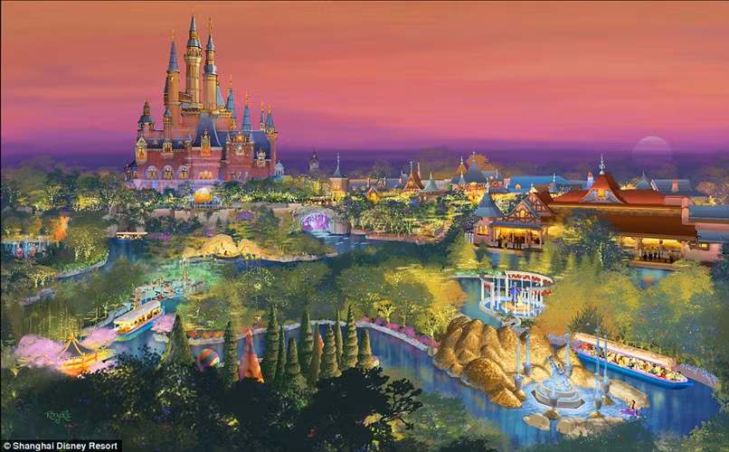 choang ngop khung canh disneyland thuong hai sap khai truong hinh 17