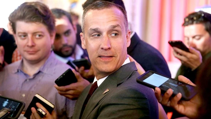 Người quản lý chiến dịch tranh cử của Donald Trump, Corey Lewandowski. Ảnh: AFP