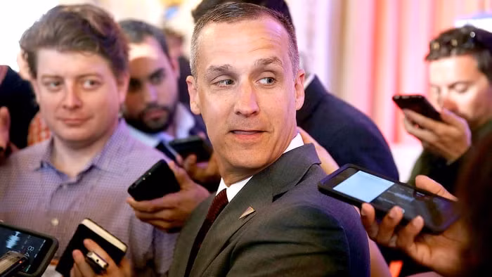 Người quản lý chiến dịch tranh cử của Donald Trump, Corey Lewandowski. Ảnh: AFP