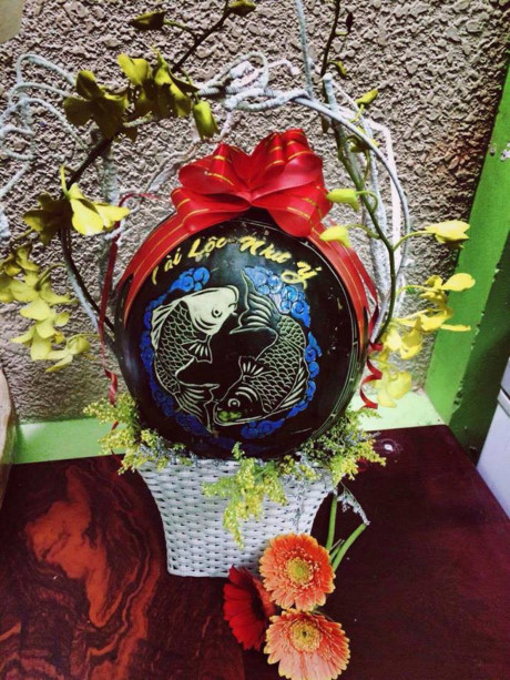 Dua hau tia hinh doc la gia nua trieu dong don Tet - Anh 3