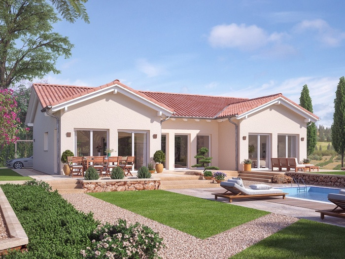 Hãy tưởng tượng khi được sống trong một căn nhà như thế này, cuối tuần bạn sẽ không phải đi đâu xa xả stress cả vì ngôi nhà đã đẹp, đầy đủ tiện nghi như một resort nghỉ dưỡng.