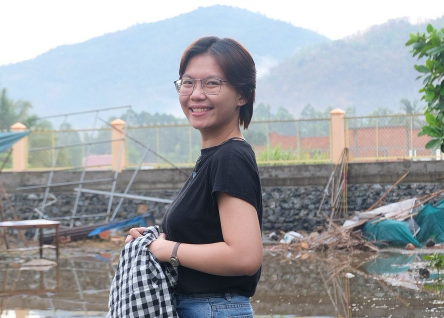 Nguyễn Thị Thu Phượng trong lần tác nghiệp ở Ba Chúc (Tri Tôn, An Giang). Ảnh: NVCC Nguyễn Thị Thu Phượng trong lần tác nghiệp ở Ba Chúc (Tri Tôn, An Giang). Ảnh: NVCC